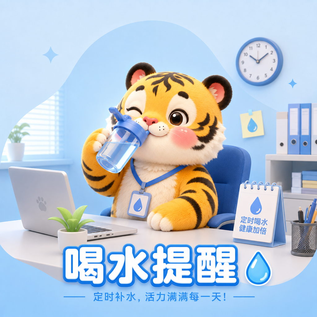 喝水提醒 Logo